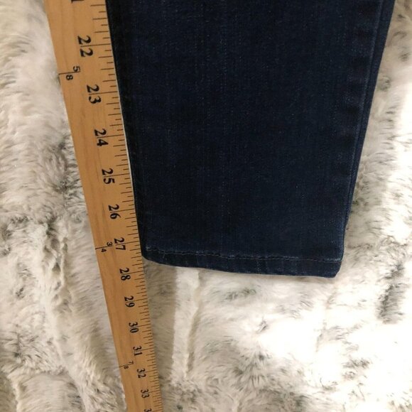 Genviet Women's 2 Button Dark Wash Mid Rise Blue Jeans Size 30 - Picture 9 of 9